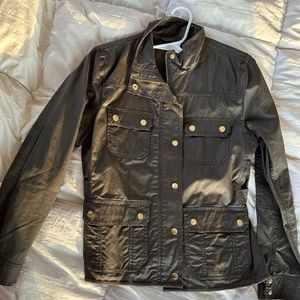 J crew waxed barn jacket